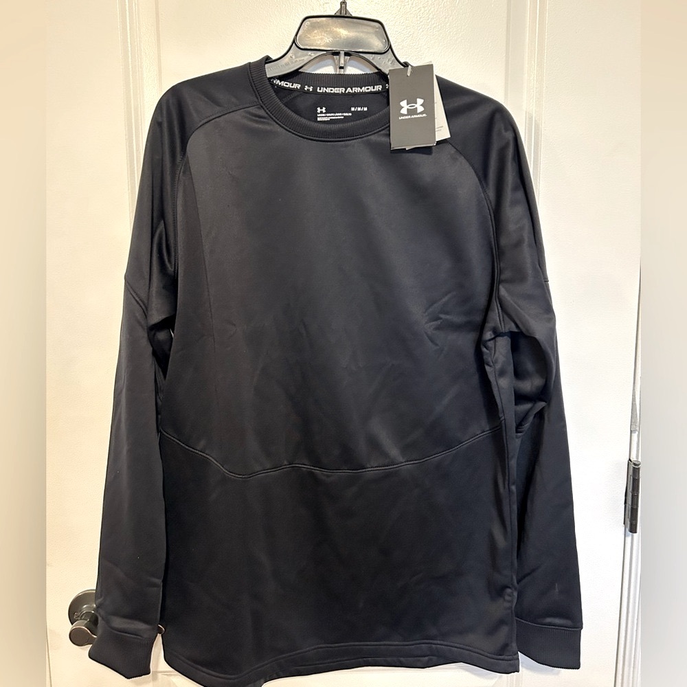 NWT Under Armour Storm Fleece Black Pullover